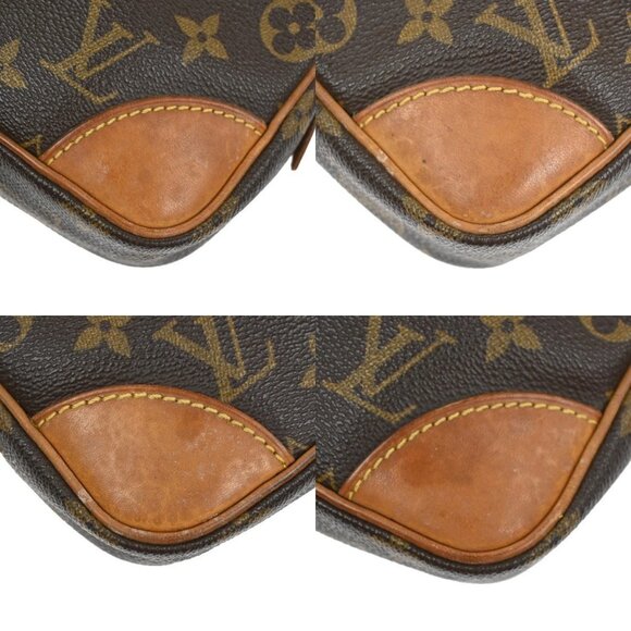 LOUIS VUITTON Marly Dragonne GM Clutch Hand Bag Monogram Brown - Picture 7 of 15